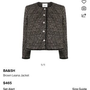 Ba&sh Leana tweed jacket